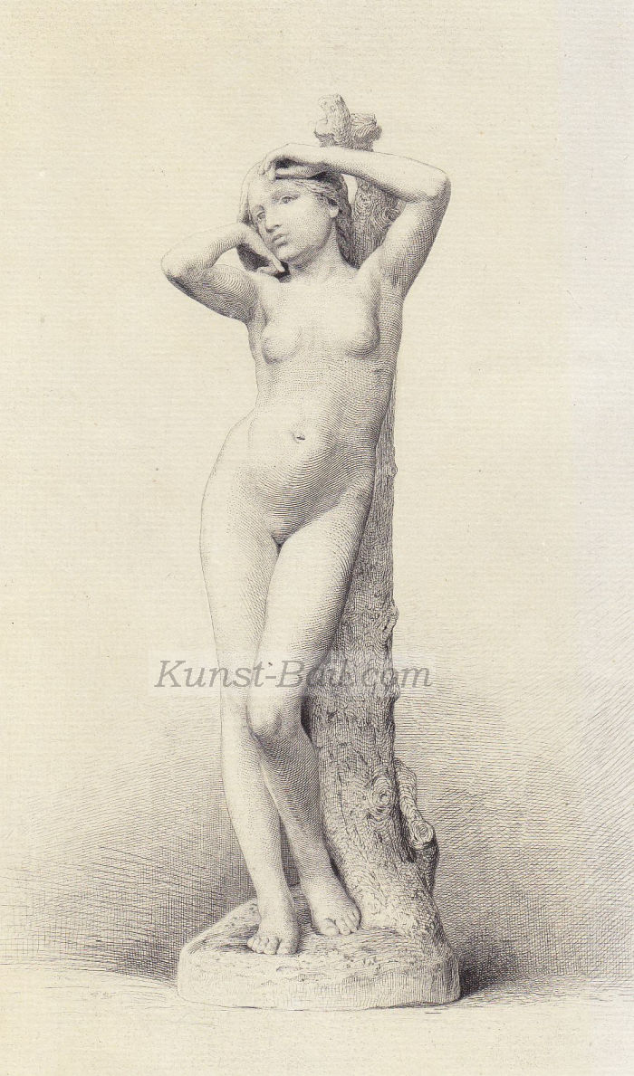 Abot nach Lefeuvre, L`adolescence, Radierung auf Bütten, Paris 1876-image