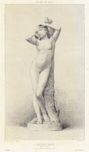 Abot nach Lefeuvre, L`adolescence, Radierung auf Bütten, Paris 1876-image