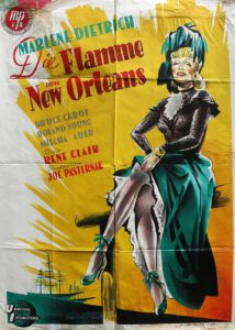 Marlene Dietrich, Die Flamme von New Orleans, Filmplakat, EA Österreich 1949-image