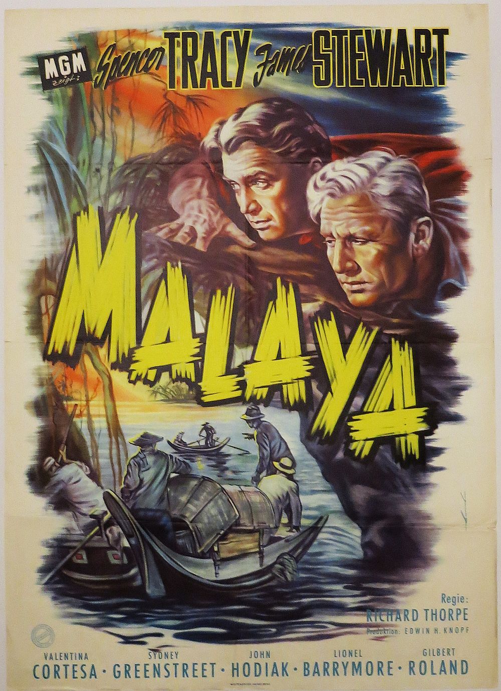 Malaya, Originalplakat, Dt. EA 1955-image