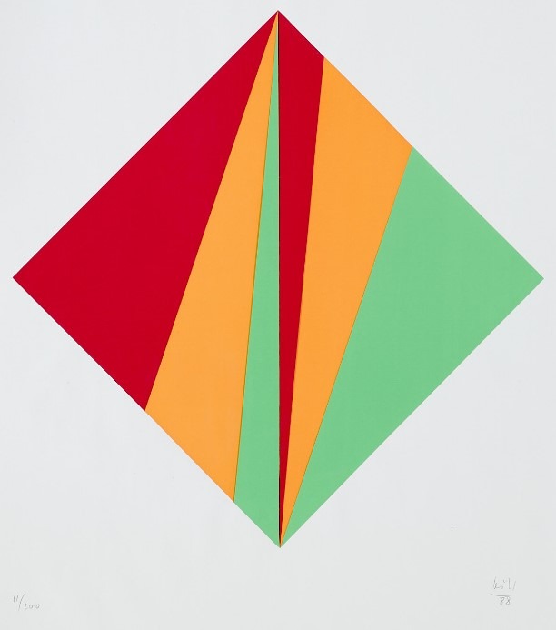 Max Bill, o. T., Siebdruck, signiert, nummeriert, 1988-image