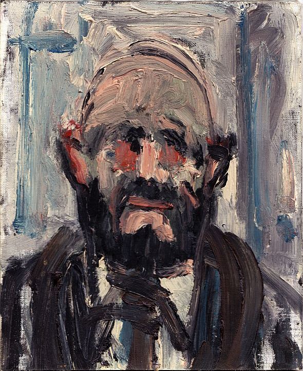 Leopold Häfliger, Portrait Hanns Ernst Jäger, Öl auf Leinwand/Karton, 1967-image