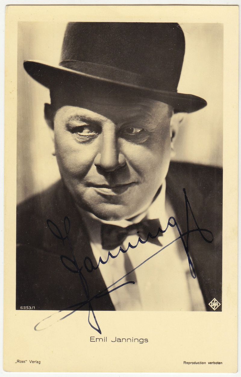 Emil Jannings, Autogramm, um 1930-image