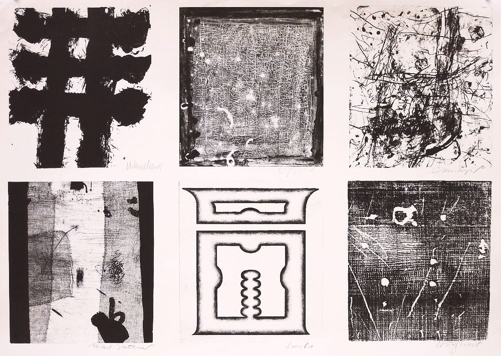 Künstlergruppe "N", Wendland, Eppich, Varnberger, Söllner, Leissler, Burghart, Nürnberg um 1975-image