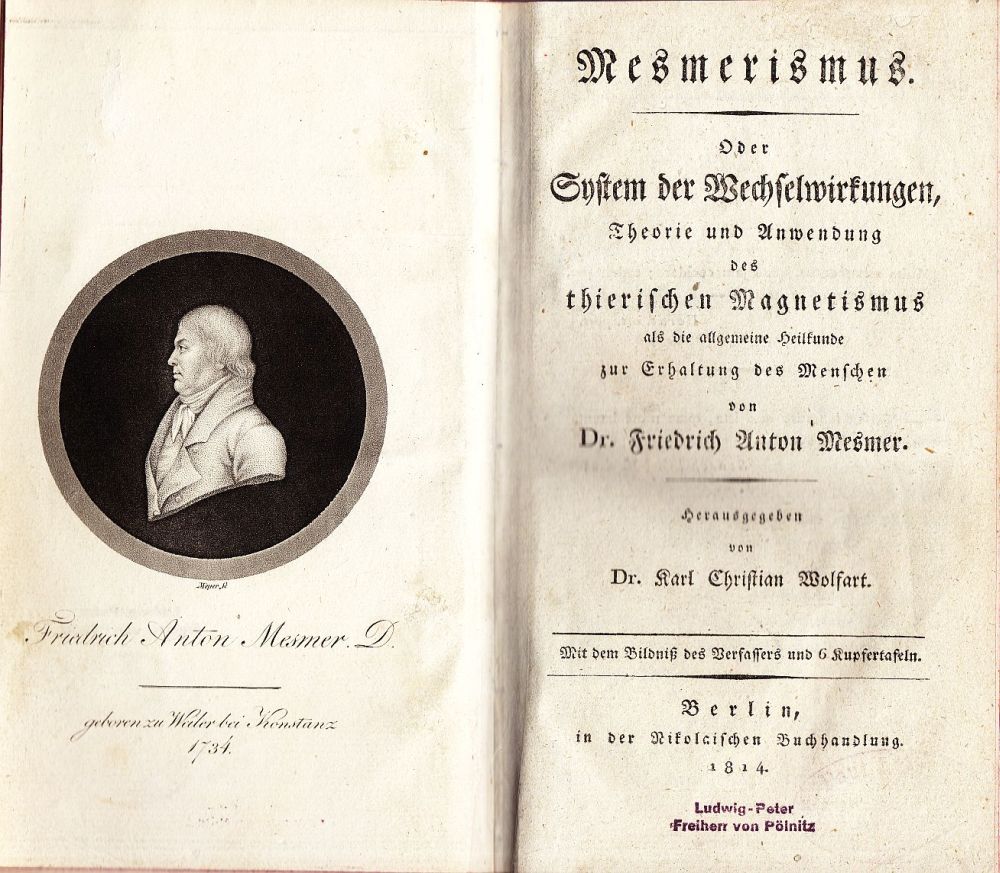 Mesmer, Mesmerismus, 2 Bände in 1 gebunden, Berlin, Nicolai 1814-image