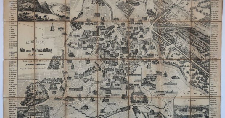 WIEN – Konvolut mit Ansichten und Stadtplänen, ca. 1770-1900