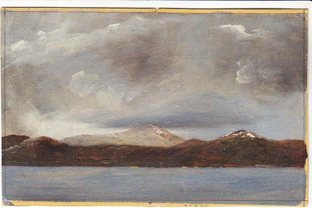 Alf Bachmann, Seestück, 1890, Ölskizze-image