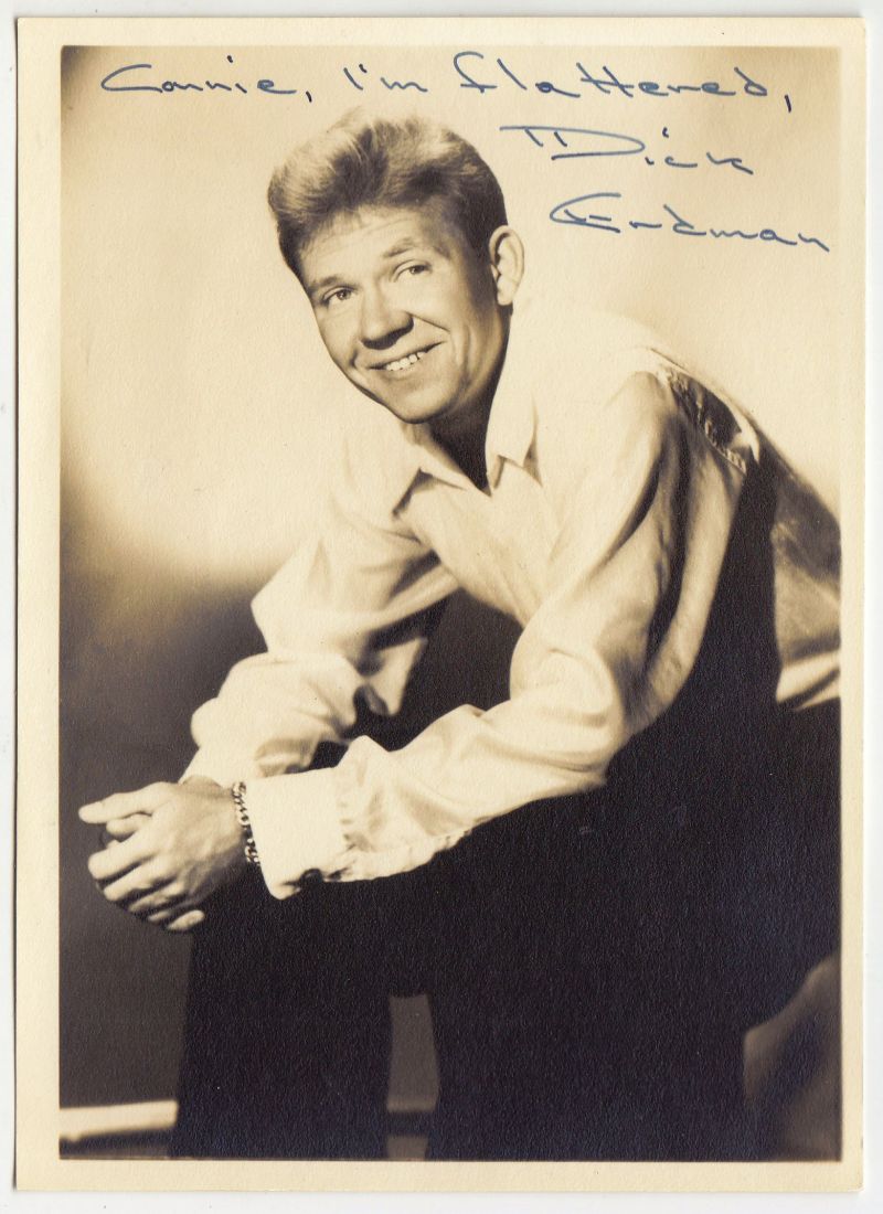 Dick Erdman, Autogramm auf Foto-image