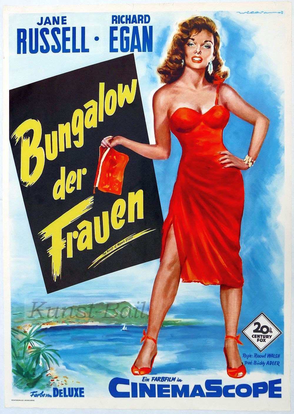 Bungalow der Frauen, Filmplakat, A1, Dt. EA 1956-image