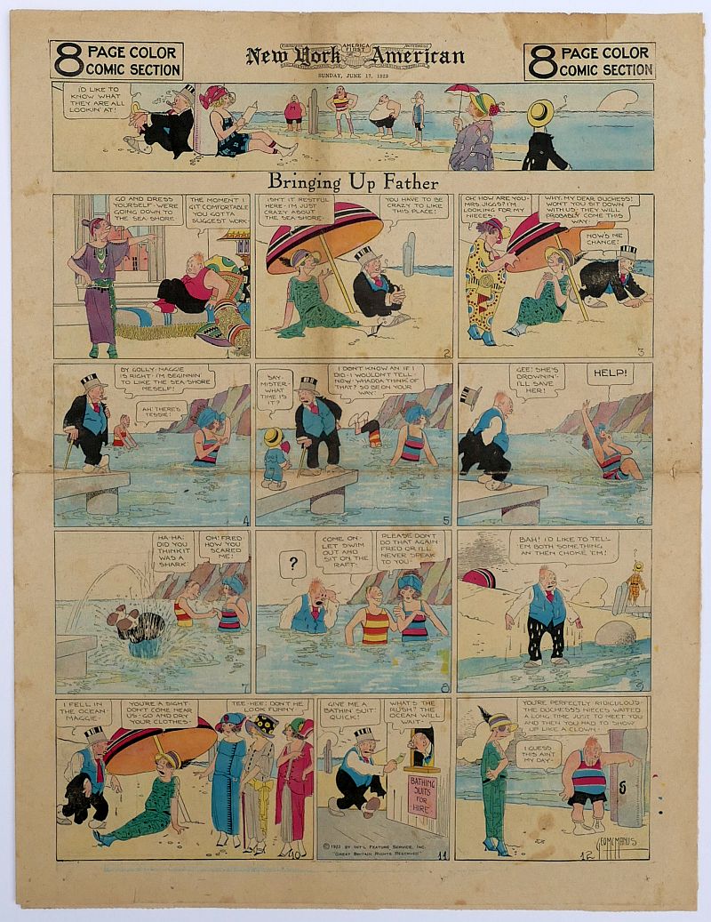 Comic in New York American, 8 Seiten, Farbig, 1923-image