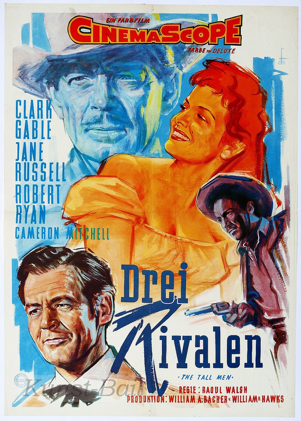 Drei Rivalen, Filmplakat, A1, Dt. EA 1955-image
