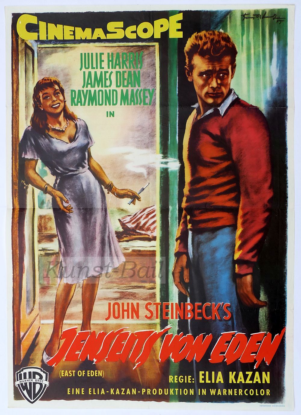 Jenseits von Eden, Filmplakat, A1, WA 1960-image
