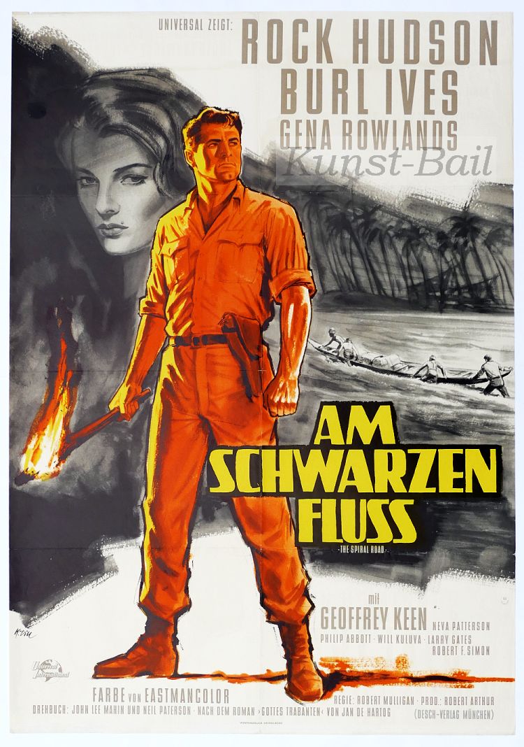 Am schwarzen Fluß, Filmplakat, A1, Dt. EA 1961-image