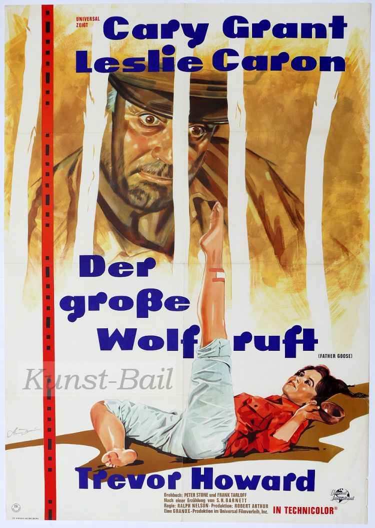 Der große Wolf ruft, Kinoplakat, A1, Dt. EA 1965-image