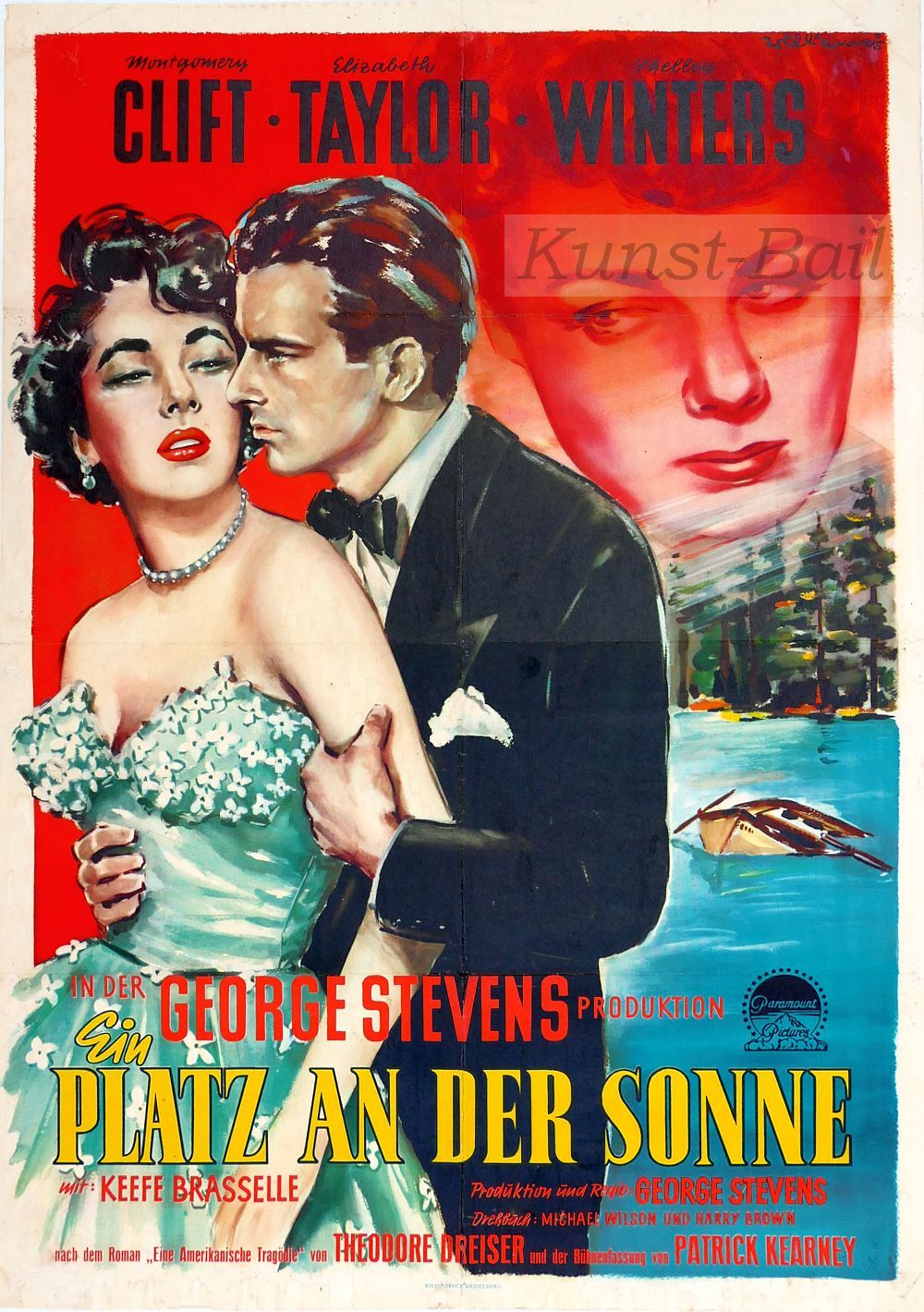 Ein Platz an der Sonne, Filmplakat, Dt. EA 1951-image