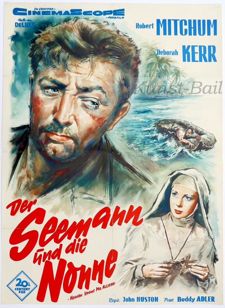 Der Seemann und die Nonne, Filmplakat, A1, Dt. EA 1956-image