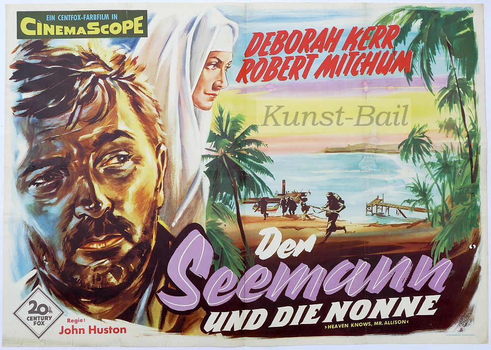 Der Seemann und die Nonne, Filmplakat, A1-Quer, B-Motiv, Dt. EA 1956-image