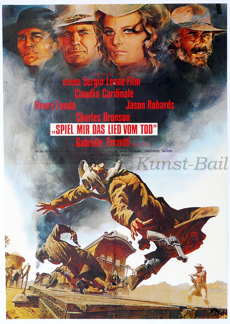 Spiel mir das Lied vom Tod, Filmplakat, A1, Dt. EA 1969-image