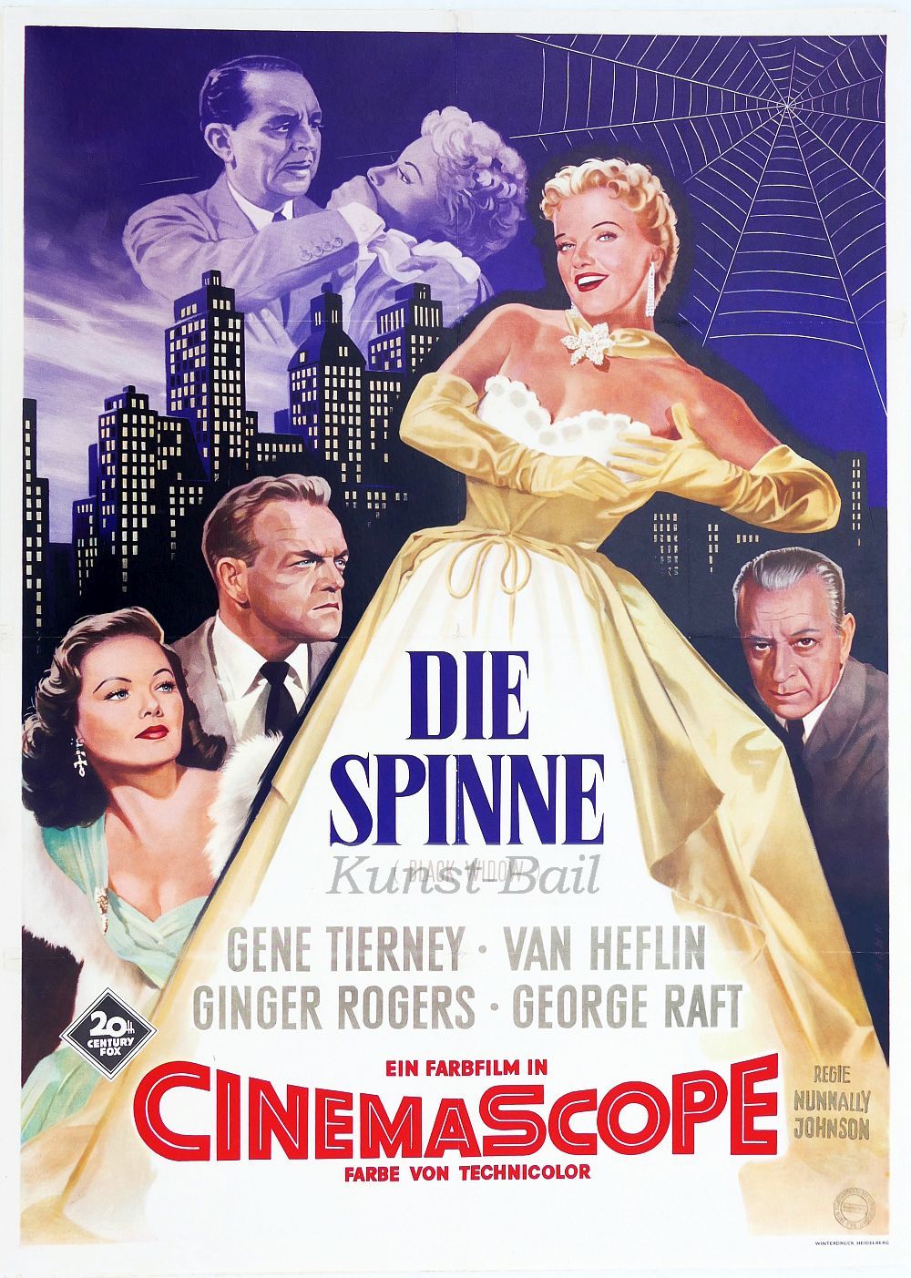 Die Spinne, Filmplakat, A1, Dt. EA 1955-image