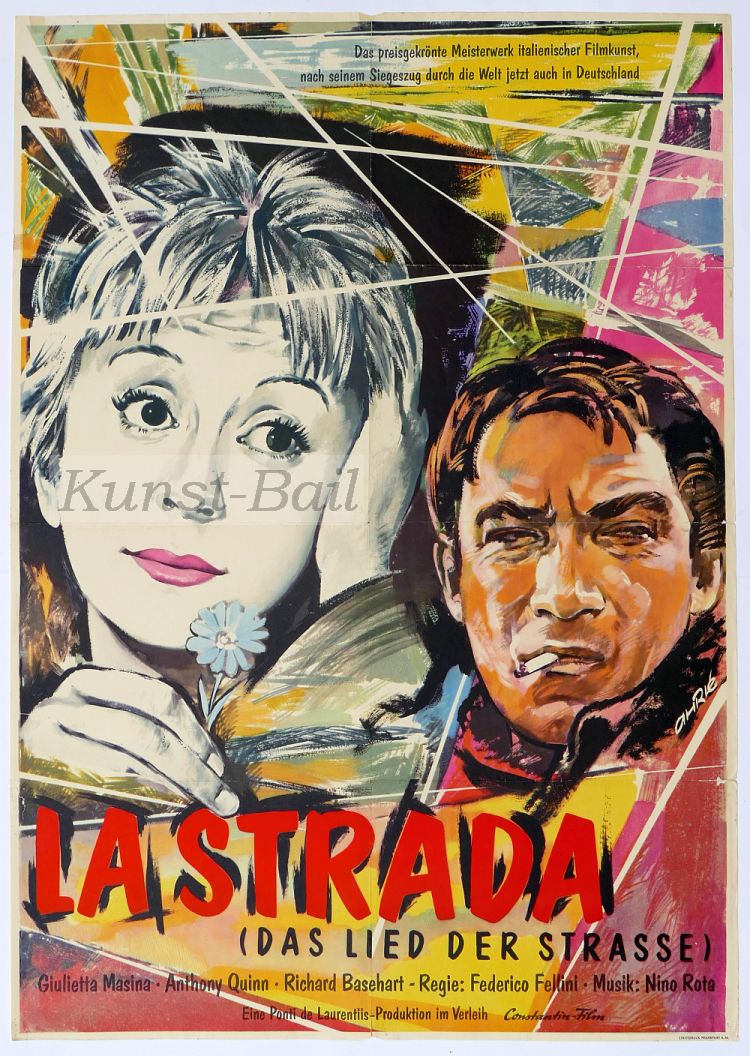 La Strada, Filmplakat, A1, Dt. EA 1956-image