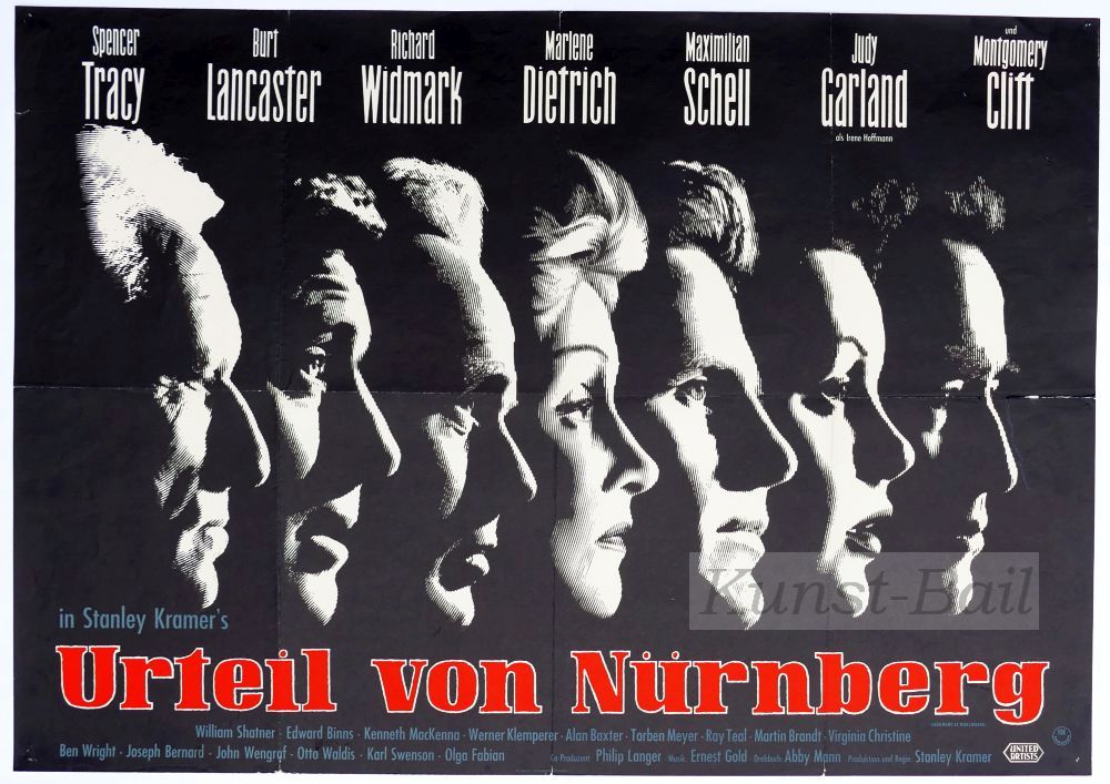 Das Urteil von Nürnberg, Filmplakat, A1-Quer, Dt. EA 1961-image