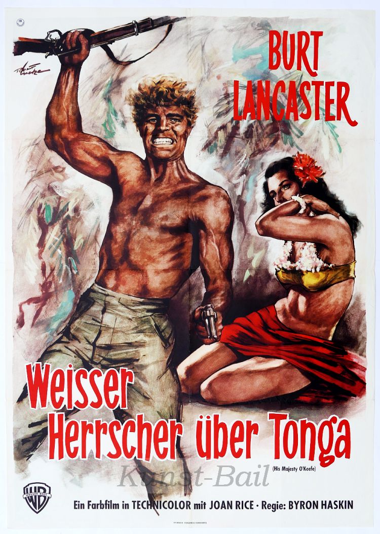 Weisser Herrscher über Tonga, Filmplakat, A1, Dt. WA um 1960-image