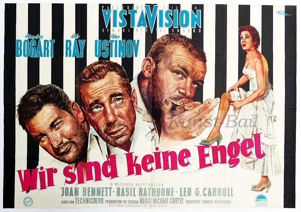 Wir sind keine Engel, Filmplakat, A0-Quer, Dt. EA 1955-image