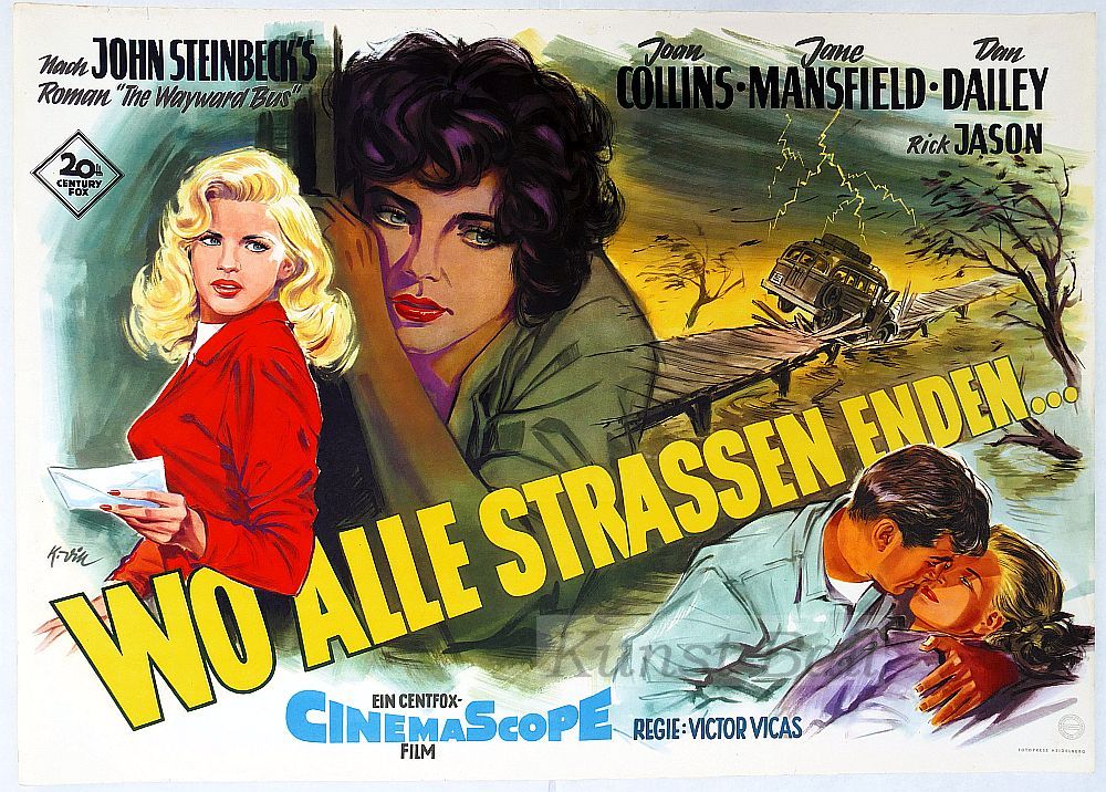 Wo alle Strassen Enden, Filmplakat, A1, Dt. EA 1957-image