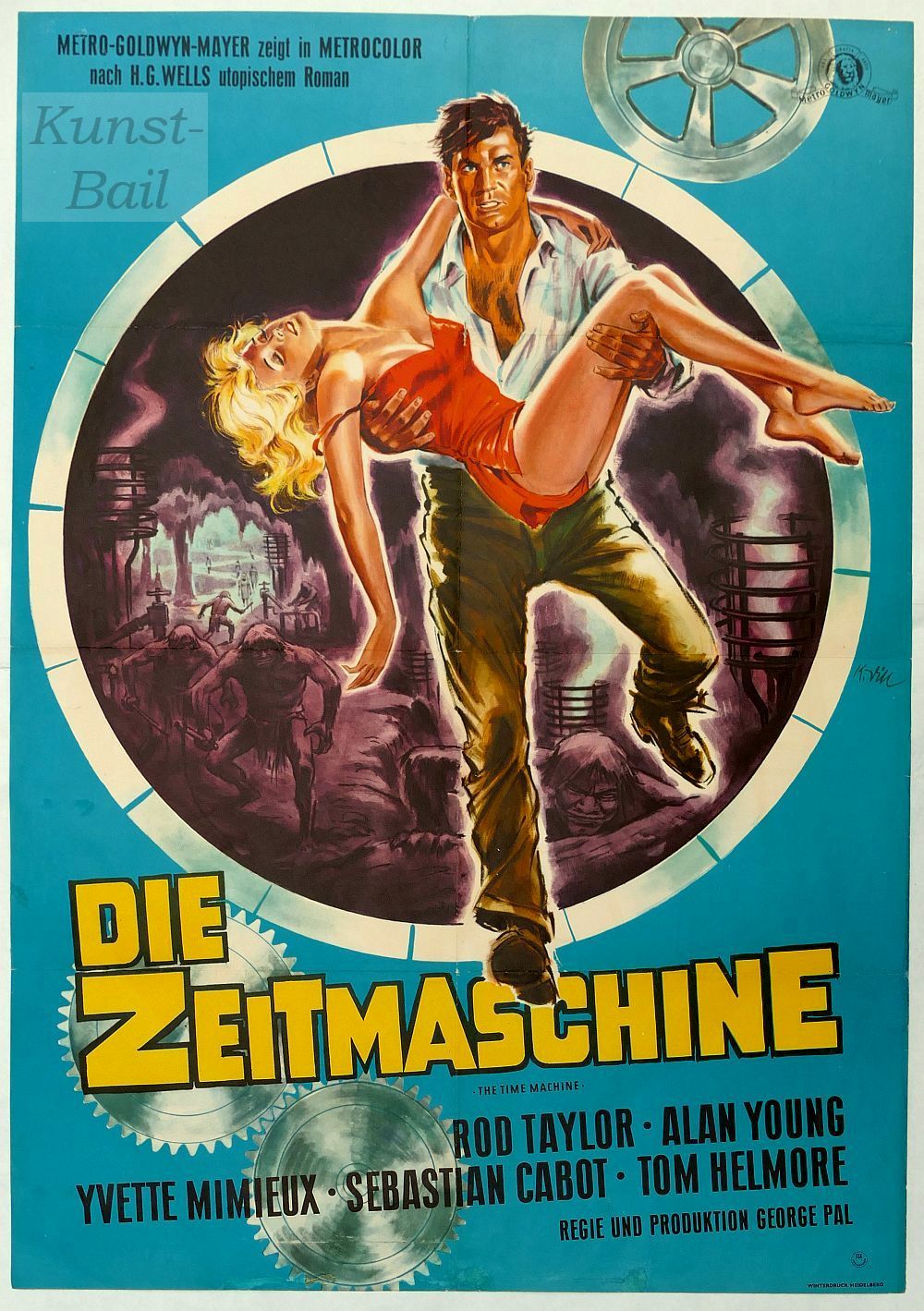 Die Zeitmaschine, Filmplakat, A1, Dt. EA 1960-image