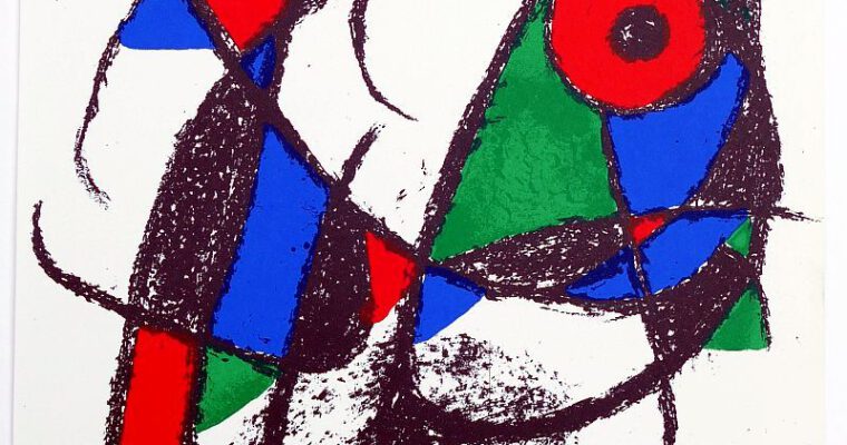 Juan Miro, ohne Titel, Original Lithographie, 1975