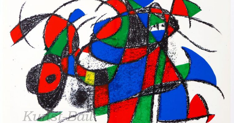Juan Miro, ohne Titel, Original Lithographie, 1975