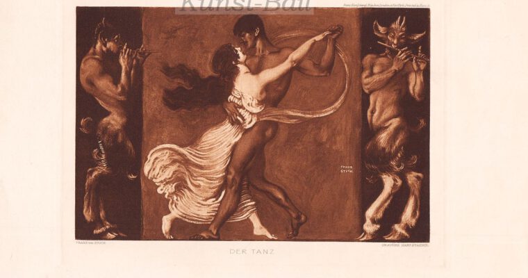 Franz Stuck, Der Tanz, Heliogravüre, München, um 1895