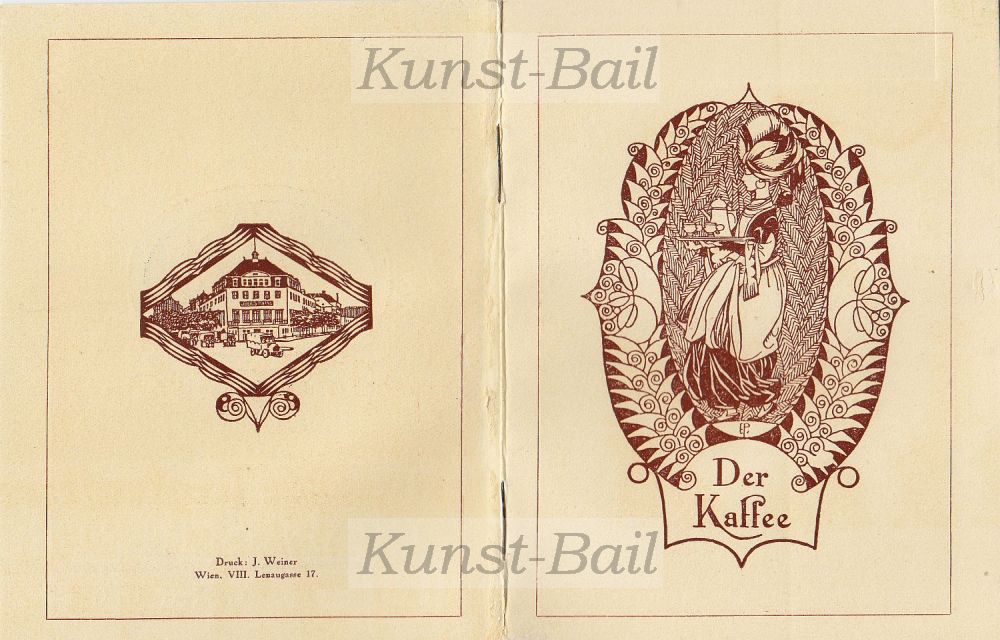 Julius Meinl, Der Kaffee - Allen Freunden des edlen Getränks gewidmet, Broschüre, Wien, um 1925-image