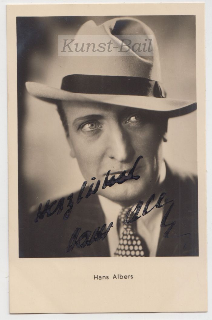 Hans Albers, Original Autogramm, um 1930-image