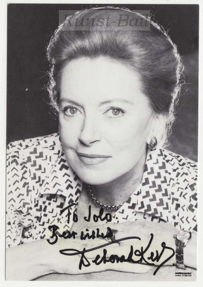 Deborah Kerr, Autogramm, um 1980-image