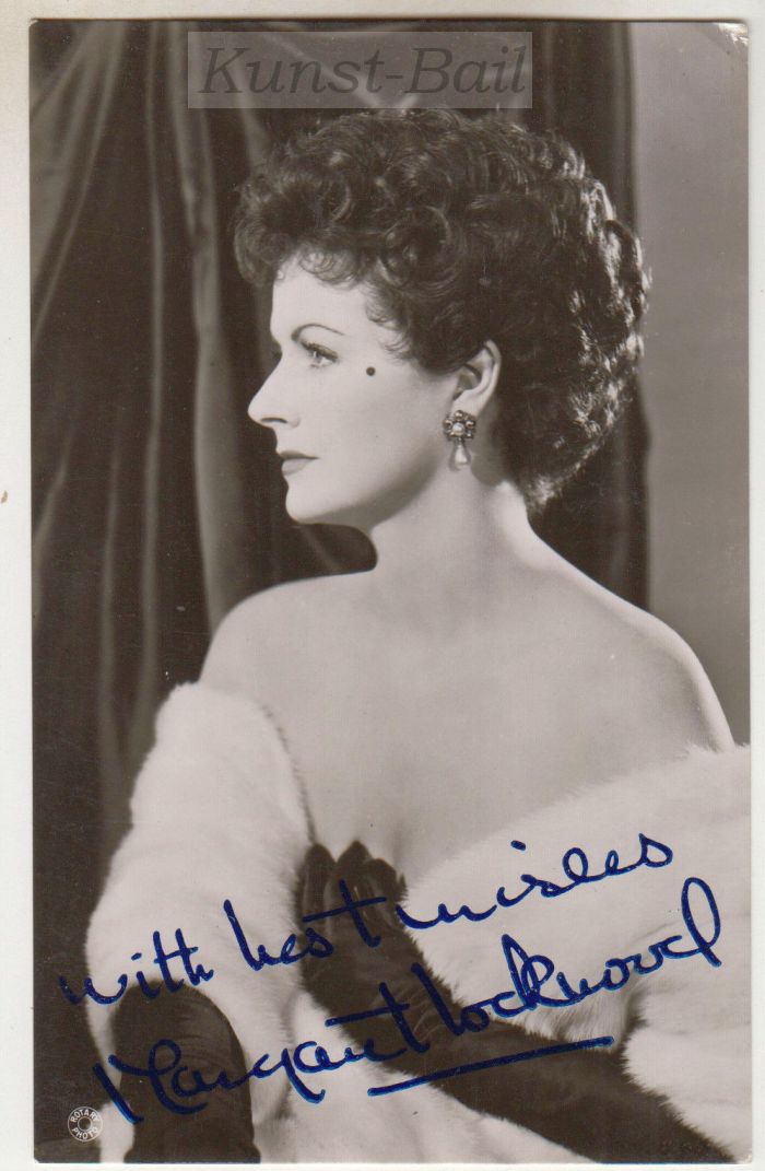 Margaret Lockwood, Autogramm, wohl 1950er-image