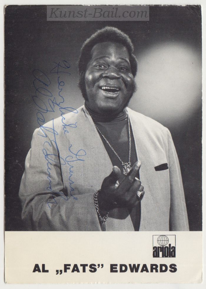 Al "Fats" Edwards, Autogramm-image