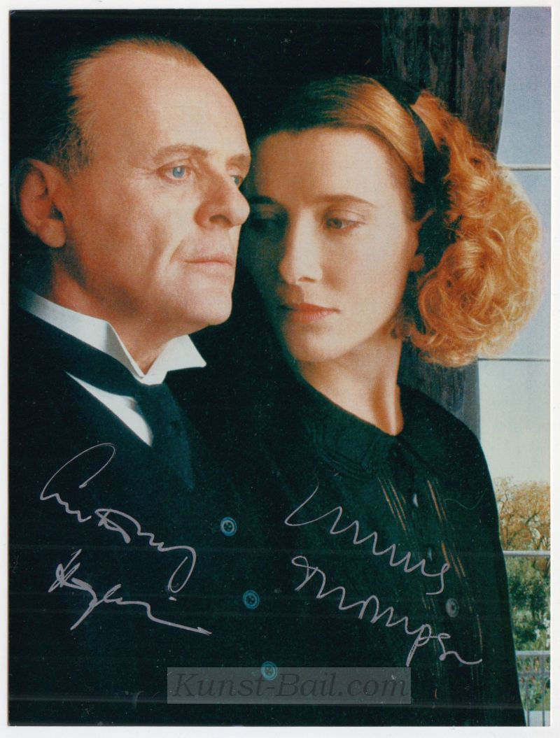 Antony Hopkins & Emma Thompson, Doppelautogramm-image