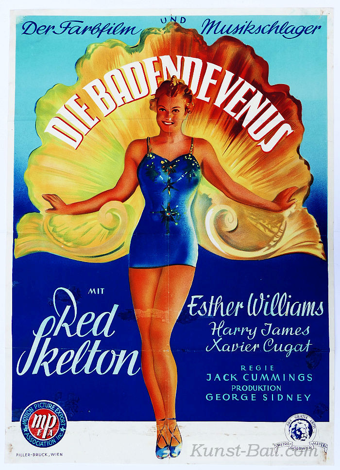 Badende Venus, Filmplakat zur österreichischen Erstaufführung 1949-image