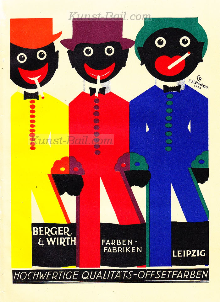 Werbegraphik - Berger & Wirth Farbenfabriken Leipzig, 1924-image