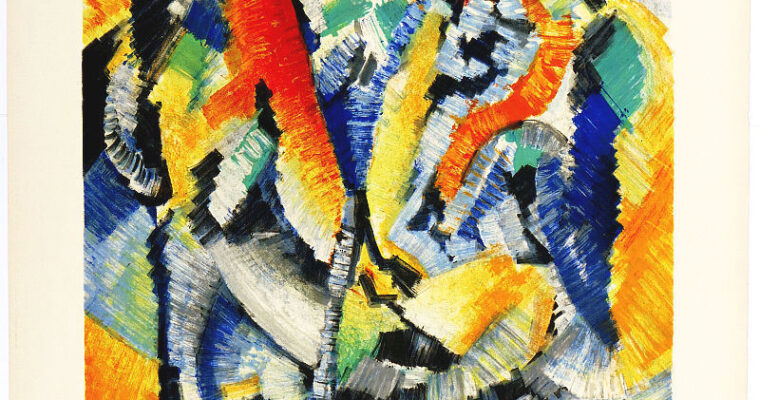 Jean-Claude Forquin, o.T., Farblithographie, signiert, nummeriert, 1959