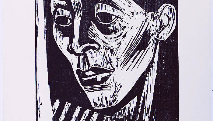 Karl Hubbuch, Ellen, Holzschnitt, signiert, nummeriert, 1953