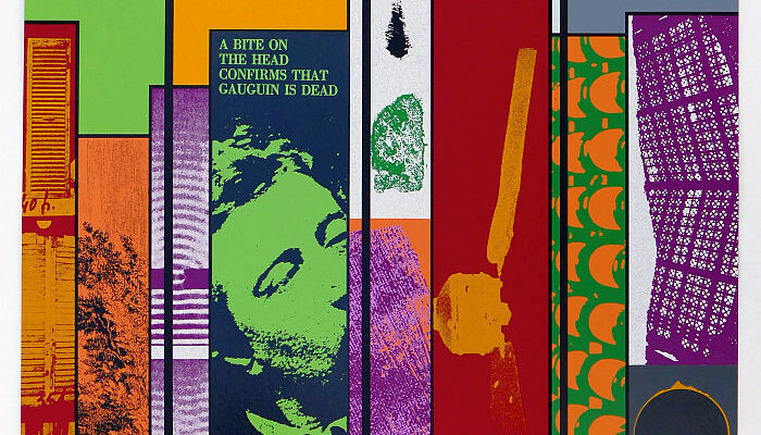 R. B. Kitaj, Nerves. Massage. Defeat. Heart. Siebdruck, signiert, nummeriert