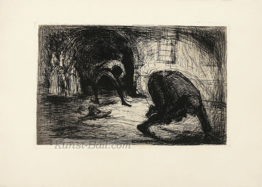 Helmut Lang, ohne Titel, Radierung, nicht signiert, 1947/48-image