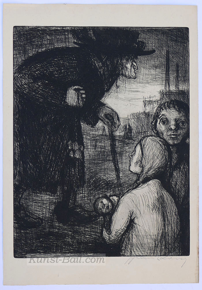 Helmut Lang, ohne Titel, Radierung, signiert, 1947/48-image