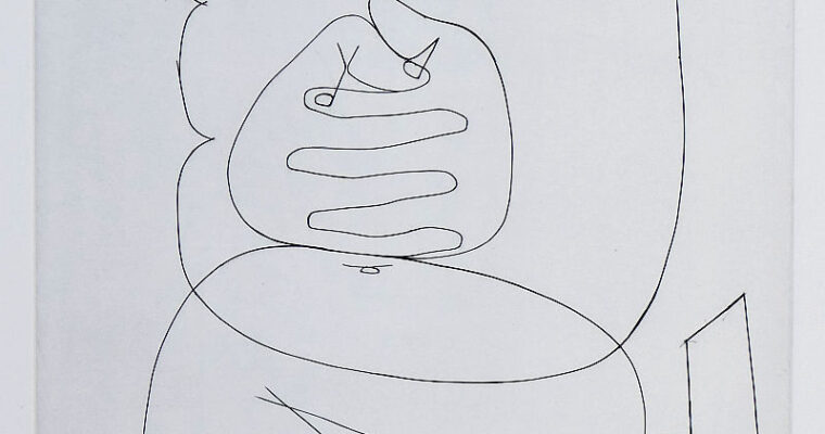 Le Corbusier, Cinq Femmes 4 – L`allegresse, Radierung, in der Platte signiert, nummeriert, 1953