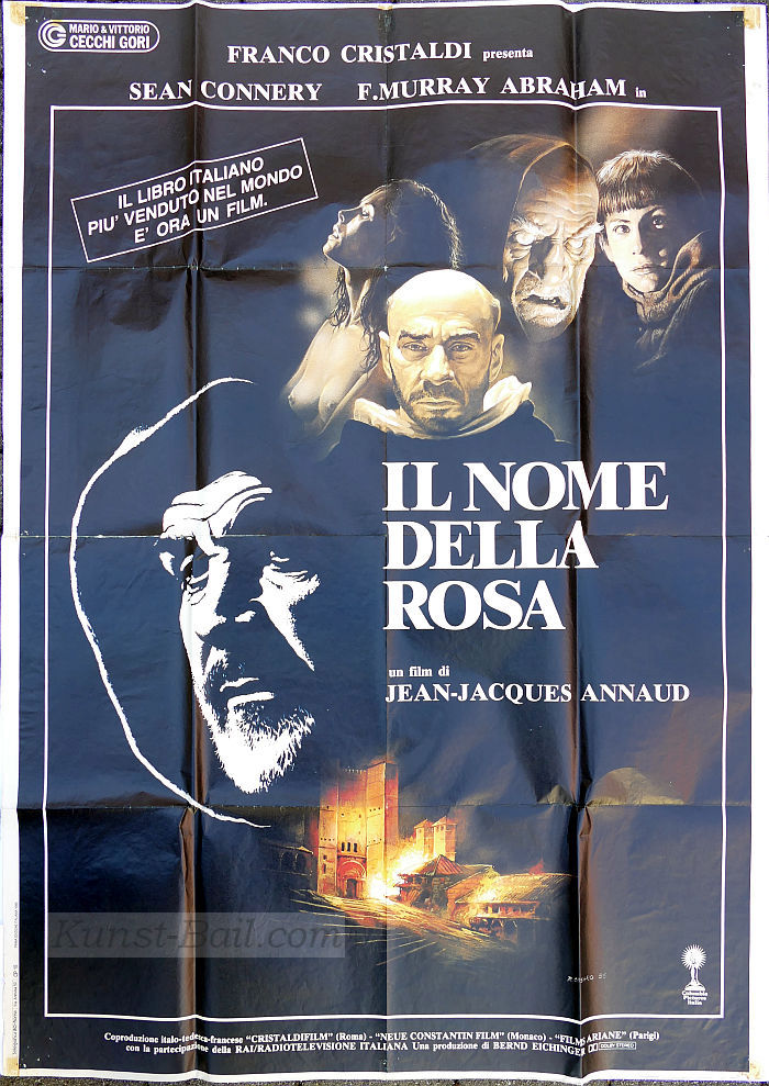 Name der Rose / Il nome della rosa, original italienisches Kinoplakat, 1986-image