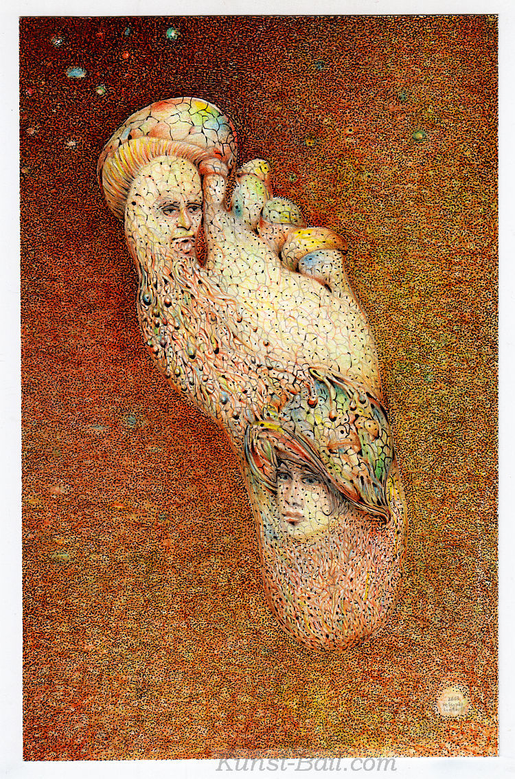 Szyszko Wladislaw, o.T., Fussmensch, Mischtechnik, signiert, 2003-image