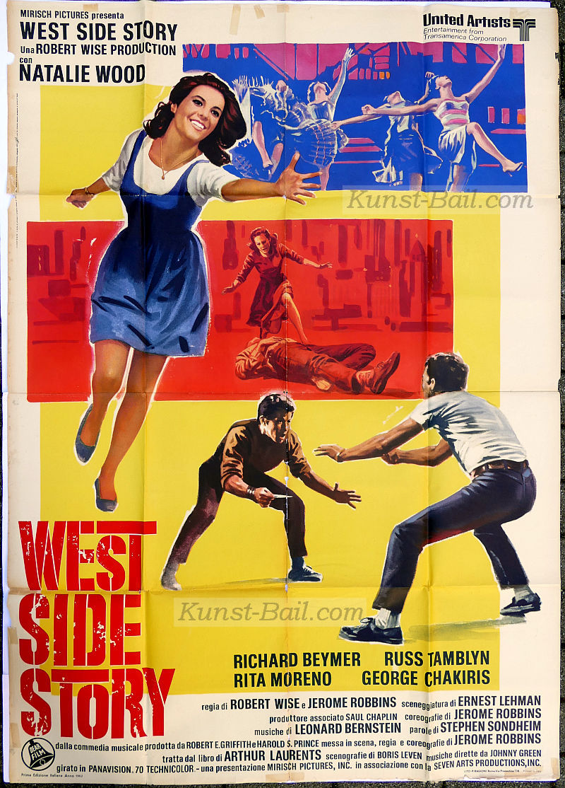 West Side Story, Italienisches Original Kinoplakat, 1962-image