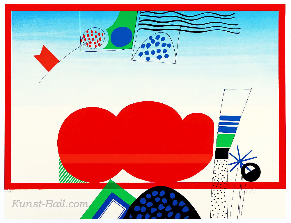 Ernst Wild, ohne Titel, Siebdruck, signiert, nummeriert-image
